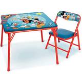 Disney - Röda Möbelset Disney Junior Mickey Mouse Jr. Activity Table Set with 1 Chair