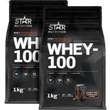 Star Nutrition Proteinpulver Star Nutrition Whey-100 Banana Chocolate 2kg 2 st