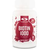 Healthwell B-vitaminer Vitaminer & Mineraler Healthwell Biotin 1000 90 st