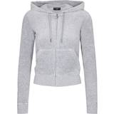Juicy Couture Tröjor Juicy Couture Classic Velour Robertson Hoodie - Gray Marl