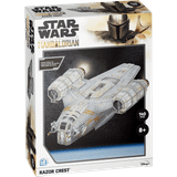 Star Wars 3D-pussel 4D 3D Puzzle Star Wars The Mandalorian Razor 140 Pieces