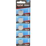 Hycell 1516-0105, Engangsbatteri, CR2032, Lithium, 3 V, 5 stk, Sølv