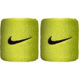 Gröna Svettband Nike Swoosh Wristband 2-pack - Lime