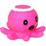 Träleksaker Badkarsleksaker Magni Bath Animal With Light Squid Pink