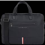 Tommy Hilfiger Dragkedja Datorväskor Tommy Hilfiger Signature Removable Strap Laptop Bag BLACK One Size
