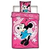 Disney - Rosa Bäddset Disney - Duvet Cover 140X200 Hello Minnie '100% Microfiber'
