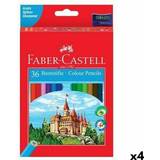 Faber-Castell Färgpennor Faber-Castell "Färgpennor Multicolour (4 antal)