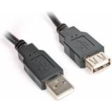 Omega Kablar Omega USB Extension Cable, M-F, 3.0M, Black