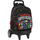 Väskor The Avengers "Skolväska med hjul Super heroes Svart (33 x 45 x 22 cm)
