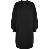 Urban Classics Organic Oversized Midi Crewneck Dress - Black
