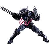 Figurer venom leksaker Bandai Tech-On Avengers S.H. Figuarts Actionfigur Venom Symbiote Wolverine 16 cm
