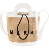 Marni White Mini Tropicalia Bucket Bag