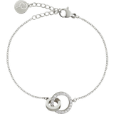 Edblad Eternal Orbit Bracelet Steel -Silver/Diamonds