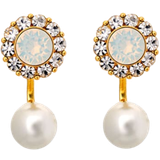 Lily and Rose Miss Sofia Butterfly Earrings - Gold/Pearls/Transparent