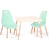 Gröna Möbelset Btoys Kid Century Modern Table & Chair Set