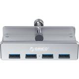 Orico USB-hubbar Orico Clip-type Aluminum Alloy 4 Port Hub