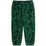 Mini rodini fleece Barnkläder Mini Rodini Leopard Fleece Trousers - Green