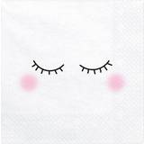 PartyDeco Paper Napkins Face 20-pack