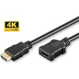 MicroConnect Svarta Kablar MicroConnect HDMI-förlängningskabel, 4K @ 60Hz, 2 meter