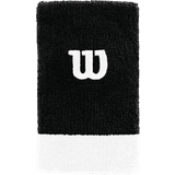 Svettband Wilson Extra Wide Wristband Black/White