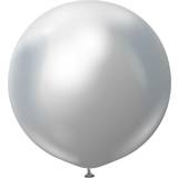 Latexballonger Professional Gigantiska Silver Chrome 2-pack