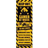 Grupo Erik Gameration Gaming Caution dörr affisch Lamina