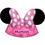 Födelsedagar Fotoprops, Partyhattar & Ordensband Procos Party Hats Minnie Mouse Die-Cut 6pcs