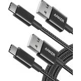 Anker USB A-USB C - USB-kabel Kablar Anker Premium USB A-USB C 2 Pack 6m