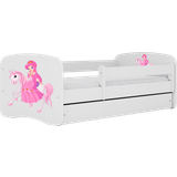 Prinsessor - Vita Barnsängar Kocot Kids Princess on A Horse Babydreams Children's Bed 90x184cm
