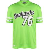Amerikansk fotboll Jackor & Tröjor New Era Seattle Seahawks Stripe Sleeve Overszd Tee Sweatshirt