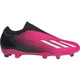 Adidas Textil Fotbollsskor adidas X Speedportal.3 Laceless Firm Ground - Team Shock Pink 2/Zero Metalic/Core Black