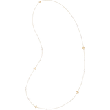 Tory Burch Kira Delicate Long Necklace - Gold/Pearl