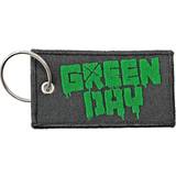 Gröna - Metall Nyckelringar Day Keychain: Logo Double Sided Patch