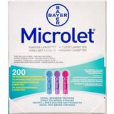 Självtester Bayer Nålar Microlet Lancetter 200 st