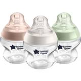 Multifärgade Nappflaskor Tommee Tippee Closer to Nature Baby Bottle 150ml 3-pack