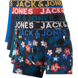 Jack & Jones Elastan/Lycra/Spandex Kalsonger Jack & Jones JacBird Trunks 5-pack - Blue/Deep Teal