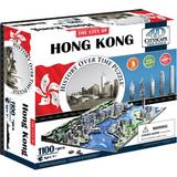 Byggnader 4D-pussel 4D Cityscape Hong Kong Time 1100 Pieces
