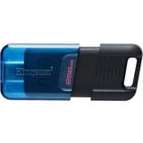 Kingston 256 GB Minneskort & USB-minnen Kingston DataTraveler 80 M 256GB USB 3.2 Type-C