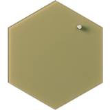 Kontorsmaterial Naga Hexagonal Magnetic Glass Board 21cm