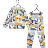 Vita Pyjamasar Barnkläder Mumin Willow Pyjamas, Blue, 98-104