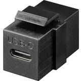 Kablar Goobay Keystone-modul USB-C™-kontakt, USB 3.2 Gen 2