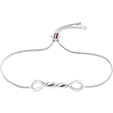 Tommy Hilfiger Slider Chain Bracelet - Silver