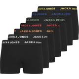 Elastan Boxershorts Barnkläder Jack & Jones Boys Basic Boxer Shorts 7-pack - Black