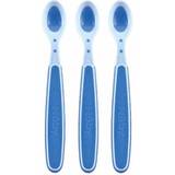 Nuby Patented Soft Edge Hot Safe Spoon 3m+ 3-pack
