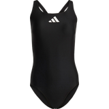 Nylon Badkläder adidas Swim logo swimsuit in black