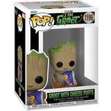 Funko Actionfigurer Funko Pop! Marvel Groot with Cheese Puffs