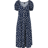Dam - Prickiga Klänningar Vero Moda Women's Jesmilo Short Sleeve Calf Shirt Dress