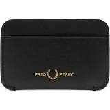 Fred Perry Plånböcker & Nyckelhållare Fred Perry Burnished Leather Cardholder Black