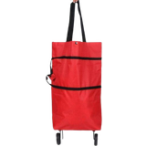 24.se Foldable Shopping Trolley - Red