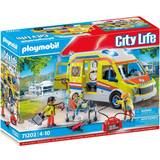 Ljus Lekset Playmobil City Life Ambulance 71202